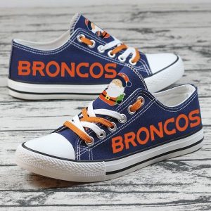 Denver Broncos NFL Football 7 Gift For Fans Low Top Custom Canvas Shoes