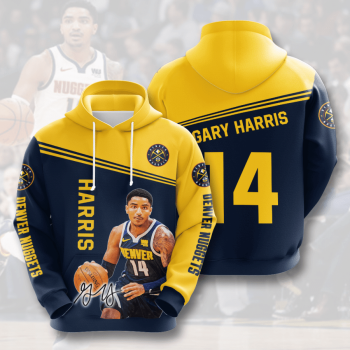 Denver Nuggets 3D Hoodie