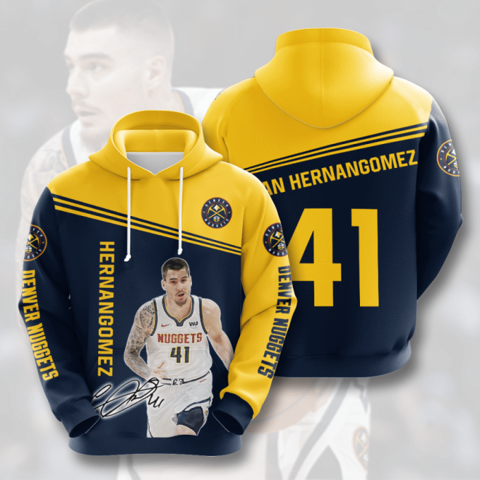 Denver Nuggets 3D Hoodie