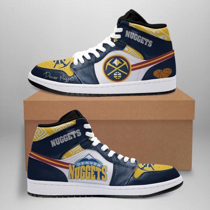 Denver Nuggets Air Jordan 1 Sport Custom Sneakers