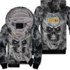 Denver Nuggets Nba Fans Skull Unisex Fleece Hoodie