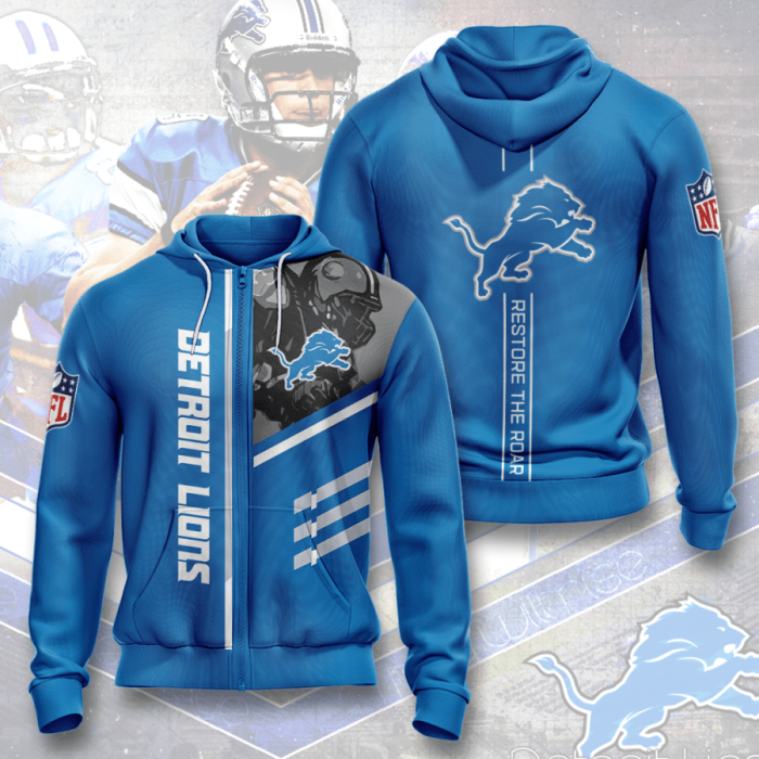 Detroit Lions Zip-Up Hoodie