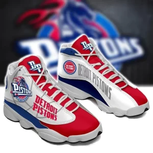 Detroit Pistons Air Jordan 13 Custom Basketball Sneakers