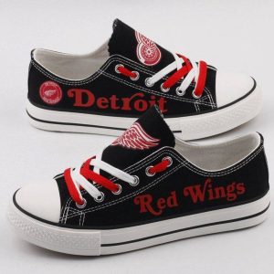 Detroit Red Wings NHL Hockey 1 Gift For Fans Low Top Custom Canvas Shoes