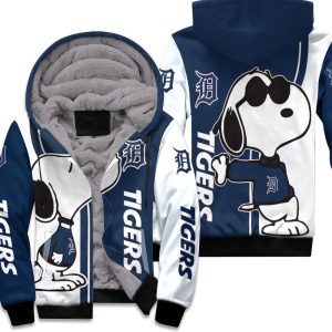 Detroit Tigers Snoopy Lover 3D Printed Unisex Fleece Hoodie
