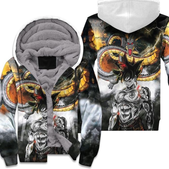 Dragon Ball Z Goku All Printed Style 3D Unisex Fleece Hoodie