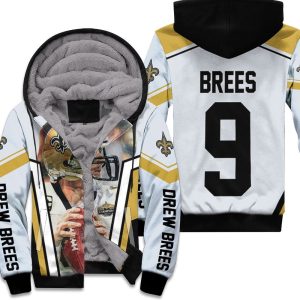 Drew Brees New Orleans Saints Picture Super Bowl Champion Unisex Fleece Hoodie