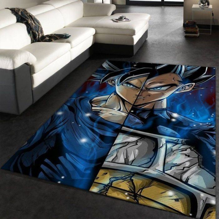 Elftees Dragon Ball Goku Vegeta Area Rug Living Room And Bed Room Rug