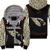 Fight Like A Arizona Cardinals Autism Support Unisex Fleece Hoodie