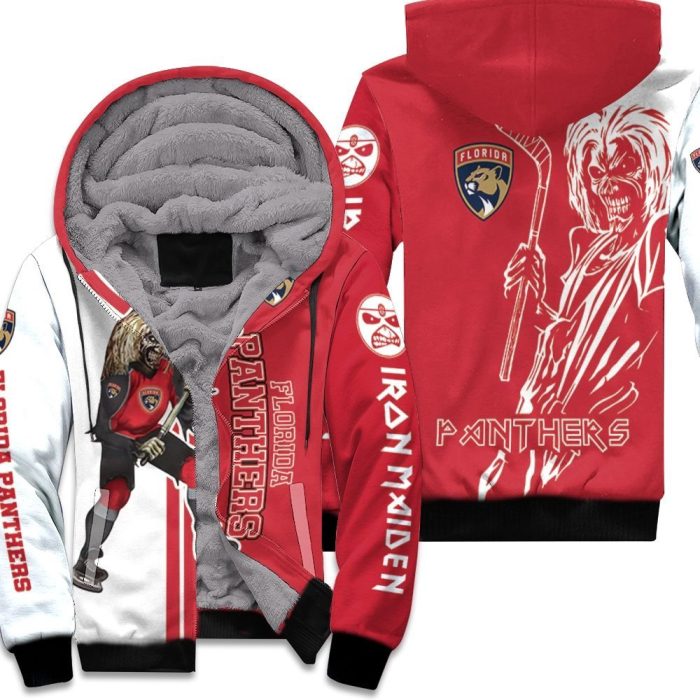 Florida Panthers And Zombie For Fans Unisex Fleece Hoodie