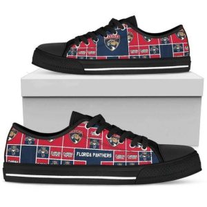 Florida Panthers Nhl Hockey 2 Low Top Sneakers Low Top Shoes