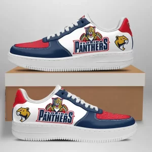 Florida Panthers Nike Air Force Shoes Unique Football Custom Sneakers