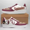 Florida State Seminoles Nike Air Force Shoes Unique Football Custom Sneakers