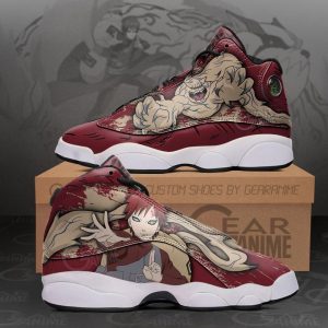 Gaara and Shukaku Jordan 13 Sneakers Naruto Anime Shoes