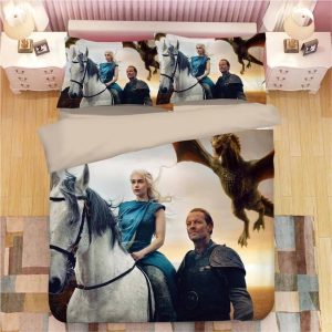 Game of Thrones Daenerys Targaryen #16 Duvet Cover Pillowcase Bedding Set Home Decor BS0433
