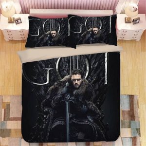 Game of Thrones Jon Snow #10 Duvet Cover Pillowcase Bedding Set Home Decor BS0963