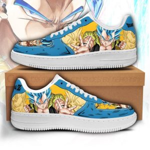 Gogeta Nike Air Force Shoes Unique Dragon Ball Anime Custom Sneakers