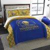 Golden State Warriors Bedding Set Halloween And Christmas- 1 Duvet Cover & 2 Pillow Cases