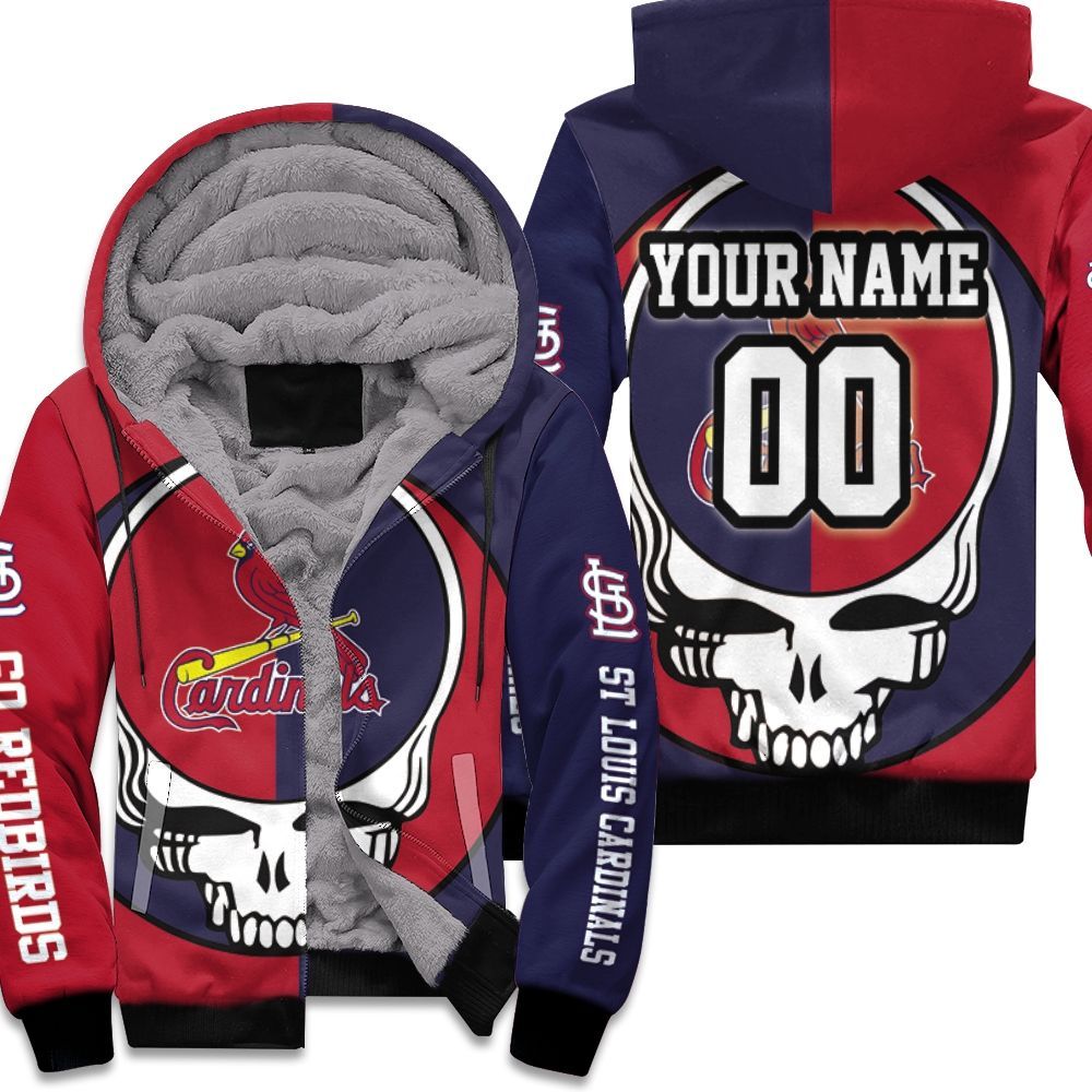 Grateful Dead Saint Louis Cardinals 3d Personalized Unisex Fleece Hoodie We Sell Presents You 4757