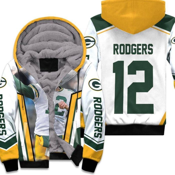 Green Bay Packer Aaron Rodgers Legendary Unisex Fleece Hoodie