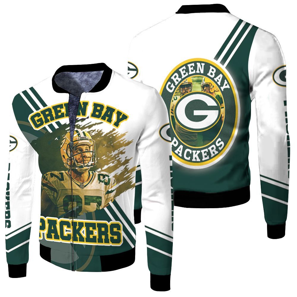 Green-Bay-Packers-Jordy-Nelson-87-For-Fans-Fleece-Bomber-Jacket Green Bay Packers Jordy Nelson 87 For Fans Fleece Bomber Jacket