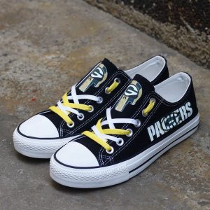 Green Bay Packers NFL Football 7 Gift For Fans Low Top Custom Canvas Shoes