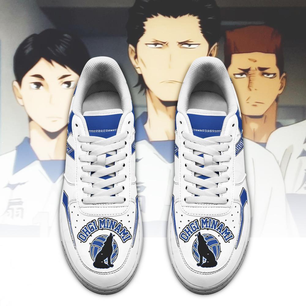 Haikyuu Ohgiminami High Air Force Sneakers Uniform Haikyuu Anime Shoes ...