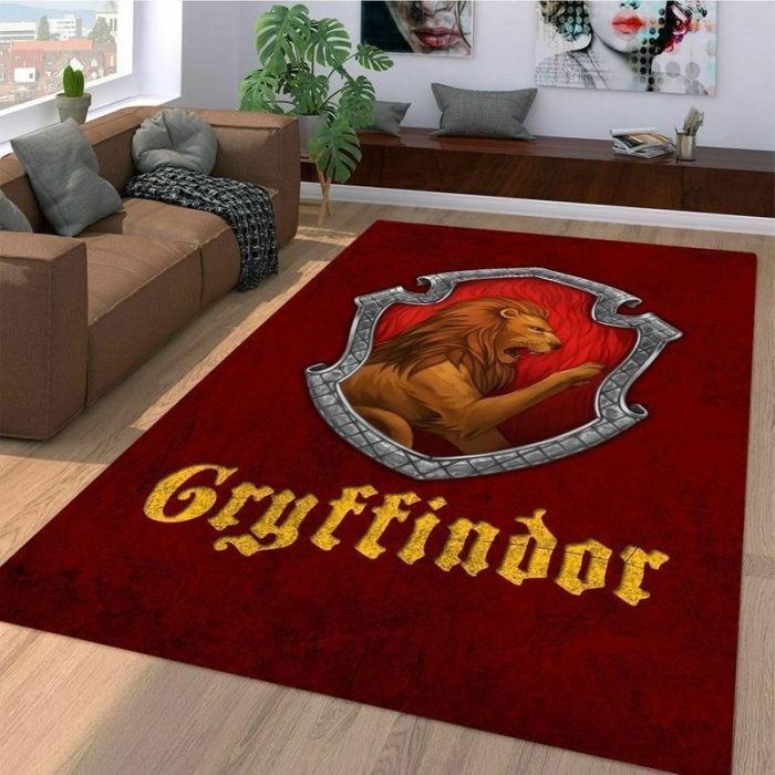 Harry Potter Gryffindor Area Rug Living Room And Bed Room Rug