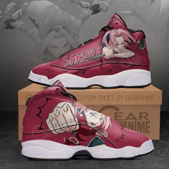 Haruno Sakura Jordan 13 Sneakers Naruto Custom Anime Shoes