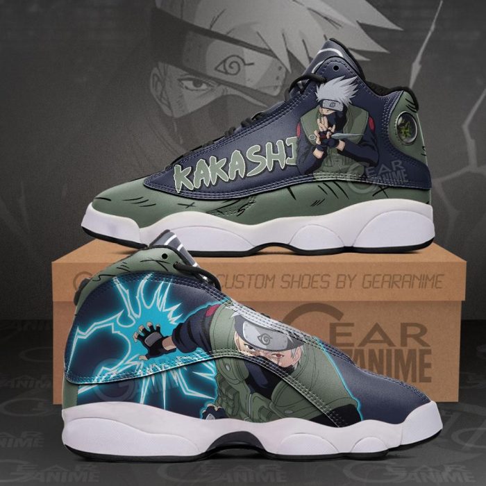 Hatake Kakashi Jordan 13 Sneakers Jounin Naruto Custom Anime Shoes