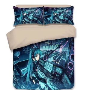 Hatsune Miku #1 Duvet Cover Pillowcase Bedding Set BS1520