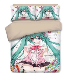 Hatsune Miku #13 Duvet Cover Pillowcase Bedding Set BS2701