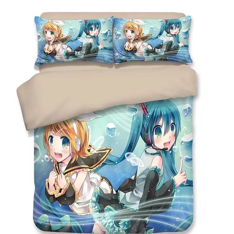 Hatsune-Miku-2-Duvet-Cover-Pillowcase-Bedding-Set Hatsune Miku #2 Duvet Cover Pillowcase Bedding Set