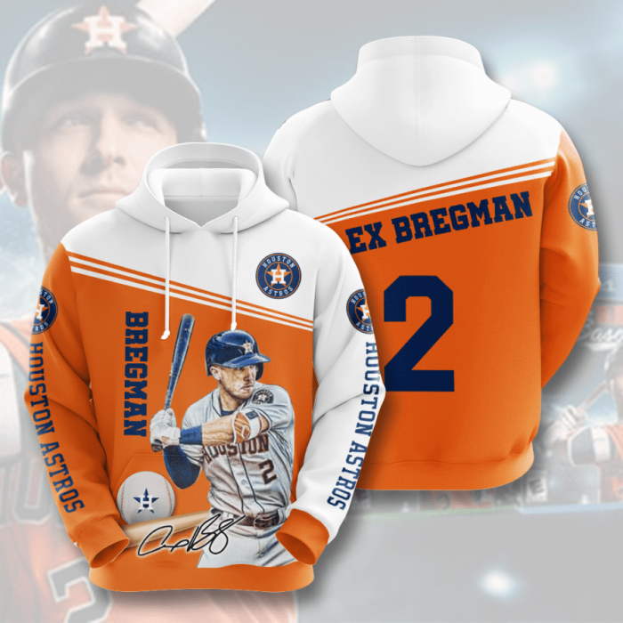 Houston Astros 3D Hoodie