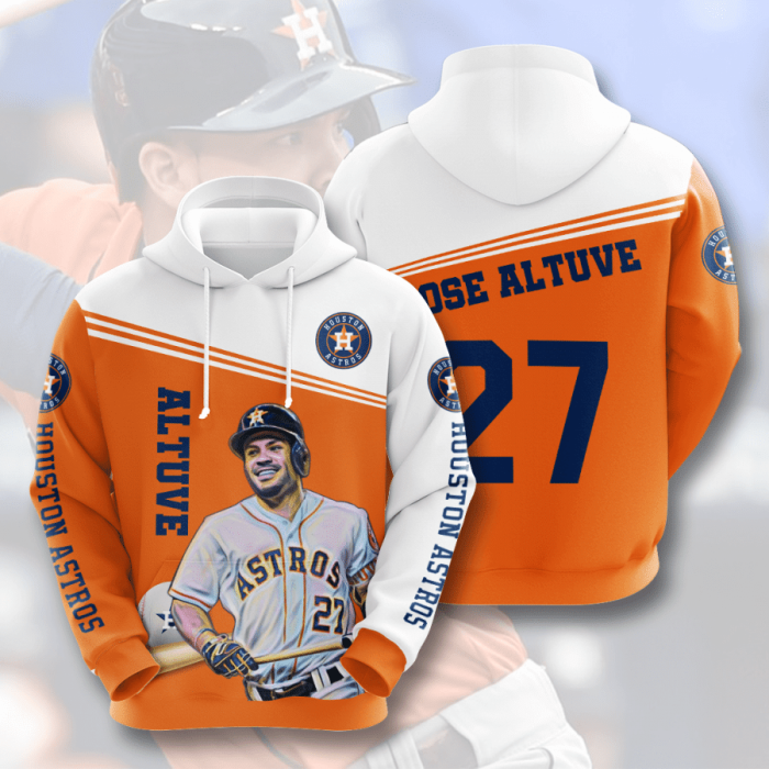 Houston Astros 3D Hoodie