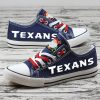 Houston Texans NFL Football Christmas Gift For Fans Low Top Custom Canvas Shoes