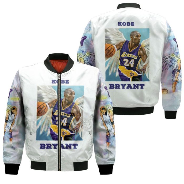 In Memories Kobe Bryant Los Angeles Lakers In Heaven Bomber Jacket