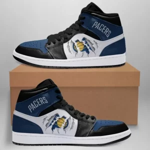 Indiana Pacers 2 NBA Air Jordan 1 Sport Custom Sneakers JDH0866