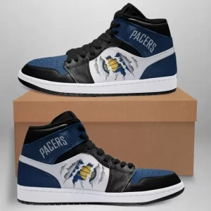 Indiana Pacers 2 NFL Air Jordan 1 Sport Custom Sneakers JDH0250