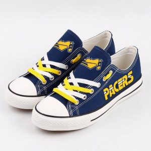 Indiana Pacers NBA Basketball Gift For Fans Low Top Custom Canvas Shoes LT0670