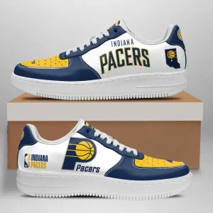 Indiana Pacers Nike Air Force Shoes Unique Basketball Custom Sneakers AF0356