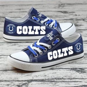 Indianapolis Colts NFL Football 4 Gift For Fans Low Top Custom Canvas Shoes