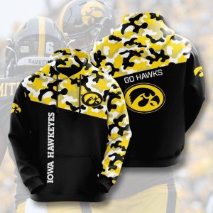 Iowa Hawkeyes 3D Hoodie