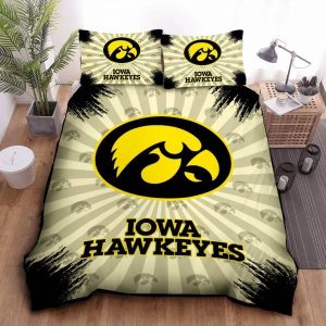 Iowa Hawkeyes Duvet Cover Pillowcase Bedding Set BS1104