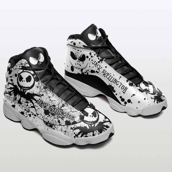 Jack Skellington Jordan 13 Shoes - Jack Skellington JD13 Sneaker