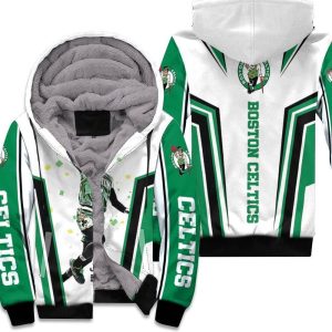 Jaylen Brown 7 Boston Celtics Art Unisex Fleece Hoodie