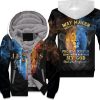 Jesus Save My Life Way Maker Miracle Worker Promise Keeper Light In The Darkness 3D Unisex Fleece Hoodie