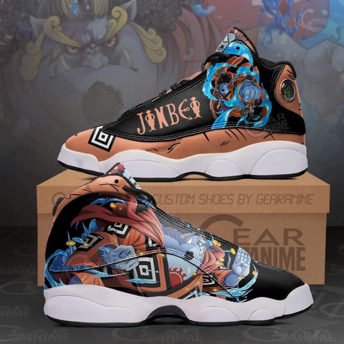 Jinbei Jordan 13 Sneakers One Piece Anime Shoes