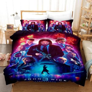 John Wick #10 Duvet Cover Pillowcase Bedding Set Home Bedroom Decor BS0172