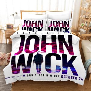 John Wick #11 Duvet Cover Pillowcase Bedding Set Home Bedroom Decor BS1166
